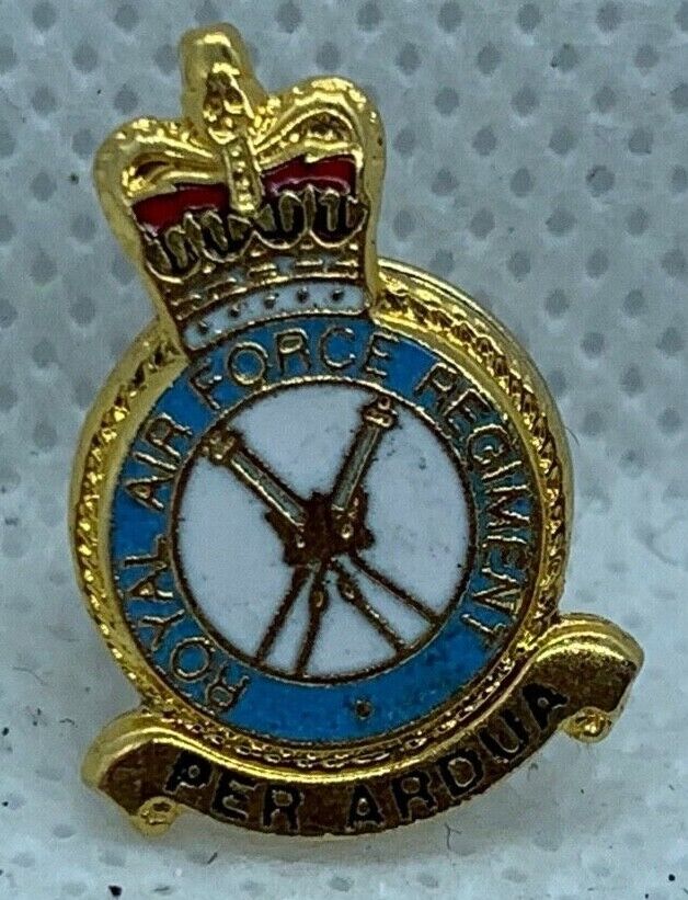 Royal Air Force Regiment - NEW British Army Military Cap/Tie/Lapel Pin Badge #82
