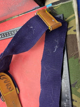 Load image into Gallery viewer, WW2 British Army Hussars Blue Canvas and Leather Belt with Fittings
