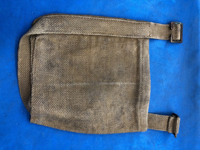 WW2 British Army 37 Pattern Webbing Water Bottle Carrier Harness - 1943 Dated - The Militaria Shop