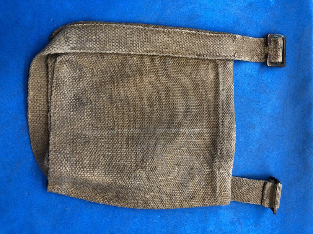 WW2 British Army 37 Pattern Webbing Water Bottle Carrier Harness - 1943 Dated - The Militaria Shop