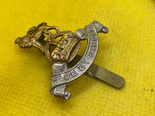 Load image into Gallery viewer, WW1 / WW2 British Army Pay Corps Brass &amp; WM Cap Badge.
