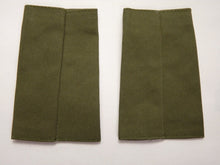 Load image into Gallery viewer, OD Green Rank Slides / Epaulette Pair Genuine British Army - NEW
