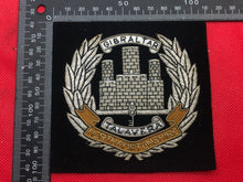 Load image into Gallery viewer, British Army Bullion Embroidered Blazer Badge - Northamptonshire Regiment
