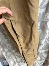 Load image into Gallery viewer, Original WW2 British Army 1945 Dated Rubberproofed Leggings Khaki - 38&quot; Waist

