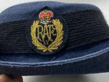 Load image into Gallery viewer, Royal Air  Force Female Officers Cap with Good Badge and Cap Band. Lovely item

