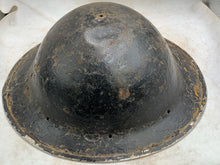 Load image into Gallery viewer, Original WW2 Combat Helmet - British / South African Army Mk2 Brodie Helmet
