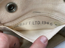 Load image into Gallery viewer, WW2 Royal Navy enlisted man&#39;s money belt. 1945 dated and well maker marked.
