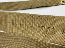 Charger l&#39;image dans la galerie, Original WW2 British Army 37 Pattern L Straps Pair - Wartime Dated
