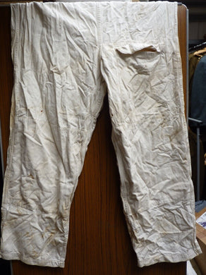 Original WW2 British Army Winter White Uniform Over Trousers - The Militaria Shop