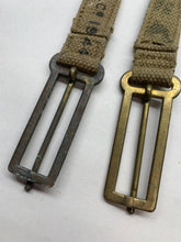 Load image into Gallery viewer, Original WW2 British Army 37 Pattern Brace Adaptors - 1944 Dated
