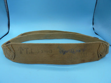 Original WW2 British Army 37 Pattern Shoulder / Cross Strap - 1943 T.L - The Militaria Shop