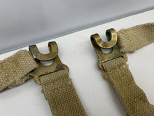 Charger l&#39;image dans la galerie, Original WW2 British Army 37 Pattern L Straps Pair - Wartime Dated
