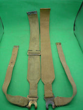 Load image into Gallery viewer, Original WW2 Pattern British Army L Straps Pair - 37 Pattern Webbing Haversack
