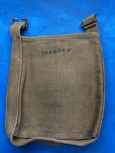 Load image into Gallery viewer, WW2 British Army 37 Pattern Webbing Water Bottle Carrier Harness - 1943 Dated - The Militaria Shop
