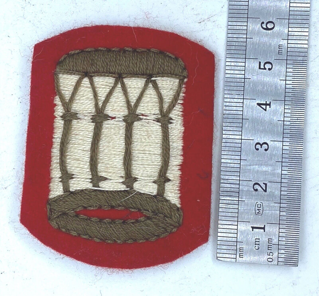 British Army Drummers sleeve qualification badge - padded and large size - - B17