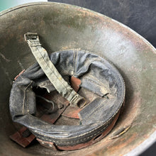 Load image into Gallery viewer, Original WW2 British / Canadian Army Mk3 Combat Helmet &amp; Liner
