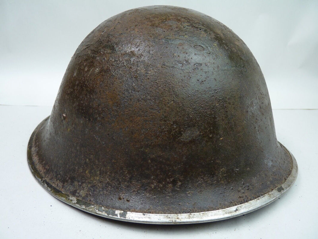 Original WW2 British / Canadian Mk3 Turtle Helmet Untouched Paint