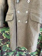 Load image into Gallery viewer, Original British Army Greatcoat Overcoat - Used Original Example - 38&quot; Chest
