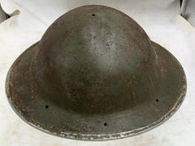 Load image into Gallery viewer, Original WW2 Combat Helmet - British / South African Army Mk2 Brodie Helmet
