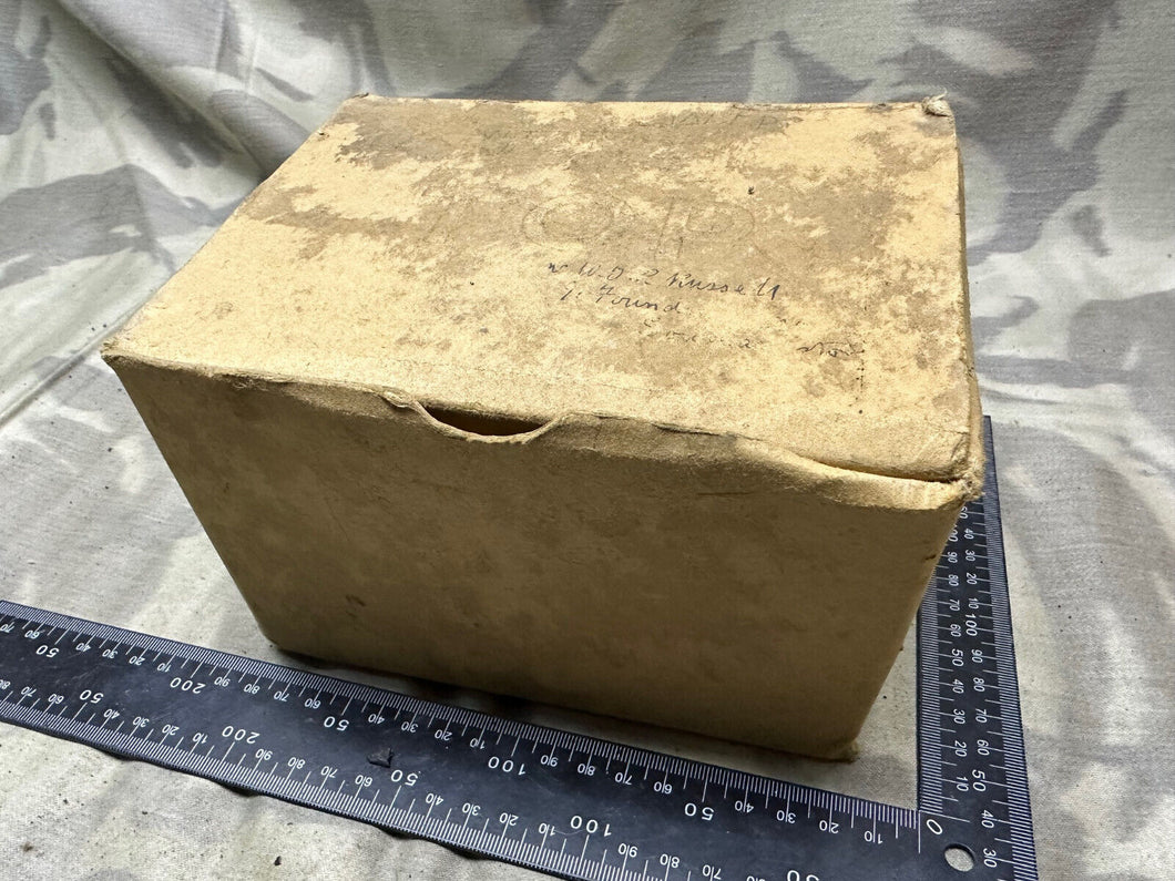 Original WW2 British Home Front Civilian Mask Carboard Box (No Mask)