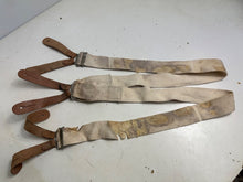 Load image into Gallery viewer, Original WW2 British Army / RAF Trouser Suspenders - Well Worn Example
