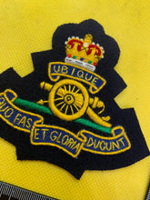 Load image into Gallery viewer, British Army Royal Artillery Embroidered Blazer Badge
