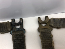 Charger l&#39;image dans la galerie, Original WW2 British Army 37 Pattern L Straps Pair - Wartime Dated
