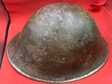 Load image into Gallery viewer, Original WW2 British Army / Canadian Army Mk3 Turtle Combat Helmet
