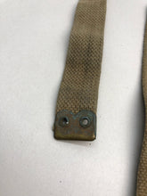 Load image into Gallery viewer, Original WW2 British Army 37 Pattern L Straps Pair - Wartime Dated
