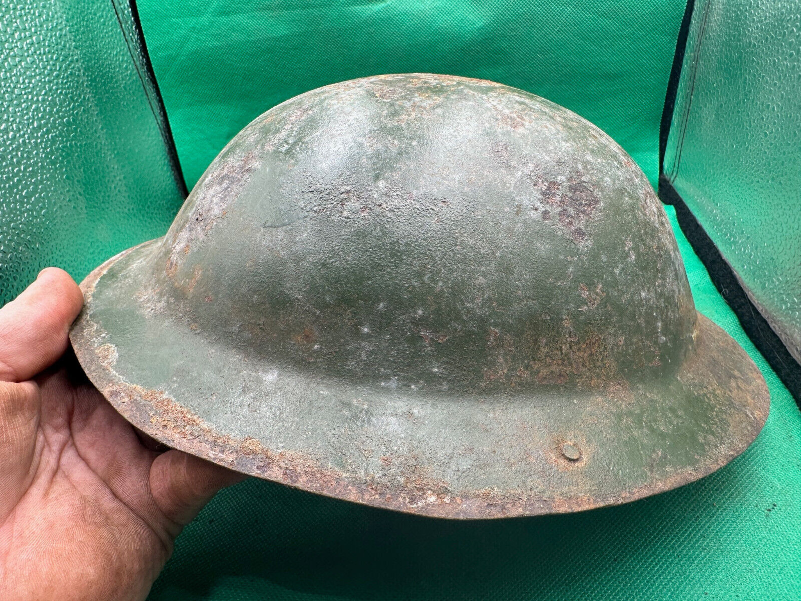 Original WW1 WW2 British Army Mk1 Brodie Combat Helmet