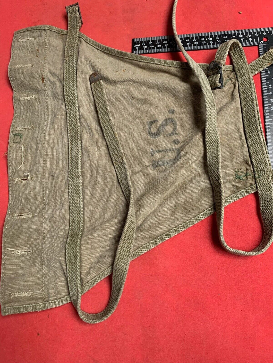 Original WW2 US Army M1928 Haversack Pack Tail - 1942 Dated