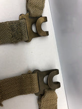 Load image into Gallery viewer, Original WW2 British Army 37 Pattern L Straps Pair - Wartime Dated
