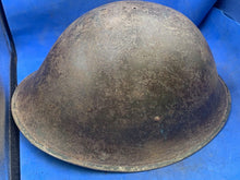 Load image into Gallery viewer, Original WW2 British Army / Canadian Army Mk3 Turtle Combat Helmet
