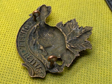 Load image into Gallery viewer, British American Squadron slouch cap badge, B Squadron 4th County of London IY
