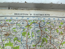 Load image into Gallery viewer, Original WW2 British Army OS Map of England - War Office - Brighton &amp; Eastbourne
