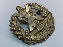 Load image into Gallery viewer, Original WW1 / WW2 British Army Cameron Highlanders Regiment Cap Badge
