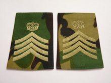 Load image into Gallery viewer, DPM Rank Slides / Epaulette Pair Genuine British Army - Drum Major
