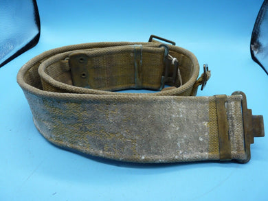 Genuine WW2 37 Pattern British Army / RAF Webbing Belt - 40