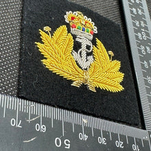 Load image into Gallery viewer, British Royal Navy Bullion Cap / Beret / Blazer Badge - UK Made
