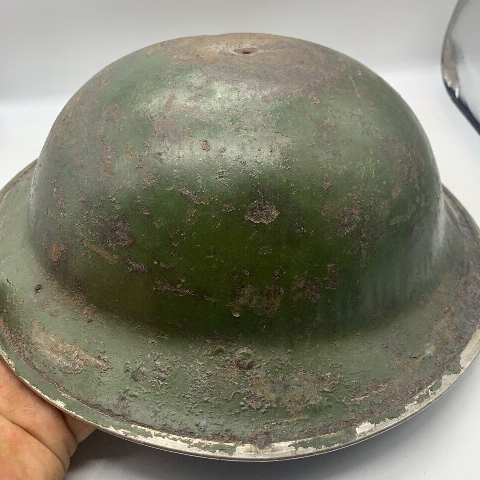 Original WW2 South African Army Mk2 Brodie Helmet - British Style Combat Helmet - The Militaria Shop
