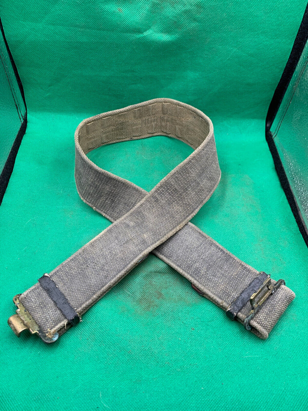 Genuine British Army 37 Pattern Webbing Belt - WW2 Pattern - 36