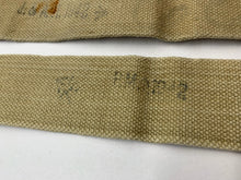 Charger l&#39;image dans la galerie, Original WW2 British Army 37 Pattern L Straps Pair - Wartime Dated
