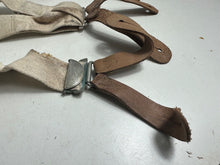 Load image into Gallery viewer, Original WW2 British Army / RAF Trouser Suspenders - Well Worn Example
