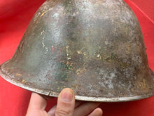 Load image into Gallery viewer, Original WW2 British Army / Canadian Army Mk3 Turtle Combat Helmet
