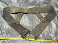 Load image into Gallery viewer, Original WW1 British Army 08 Pattern Webbing Belt 48&quot; Waist - The Militaria Shop
