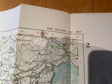 Load image into Gallery viewer, WW1 Era British Army General Staff Map of GHENT in Belgium. Original Map
