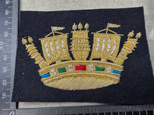 Load image into Gallery viewer, Bullion Royal Navy Embroidered Blazer Badge
