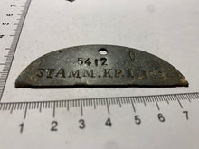 Load image into Gallery viewer, Original WW2 German Army Dog Tag - Marked - 5412 - STAMM. KP. I / 133
