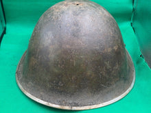 Load image into Gallery viewer, Original WW2 British Army / Canadian Army Mk3 Turtle Combat Helmet
