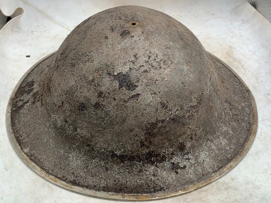 Original WW2 Combat Helmet - British / South African Army Mk2 Brodie Helmet